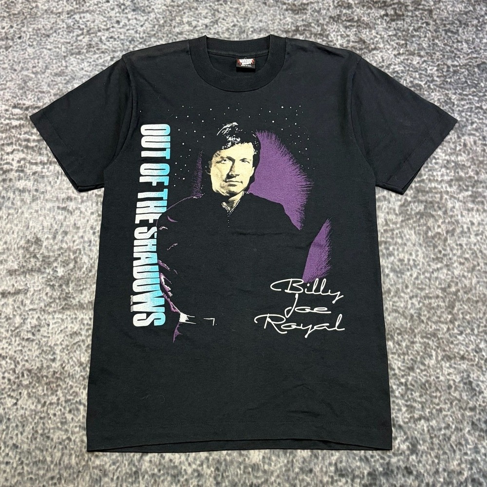 Vintage 90s Billy Joe Royal T Shirt Mens Medium Black Screen Stars Best